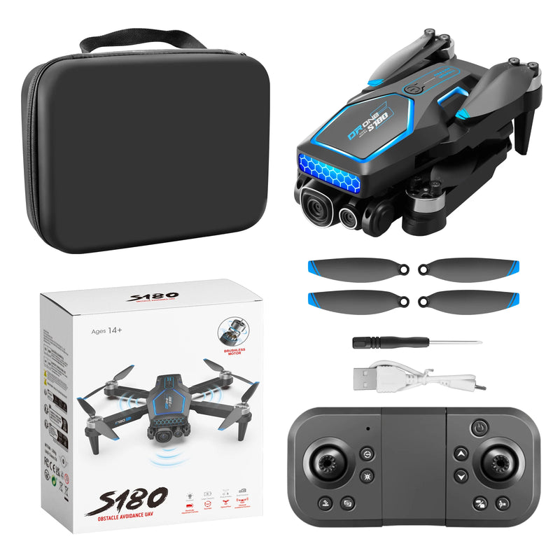 S180 RC GPS Drone Professional With 8K Camera HD  WIFI 5G 360 ° Obstacle Avoidance Dual Brushless Motor Foldables Quadcopter Toy