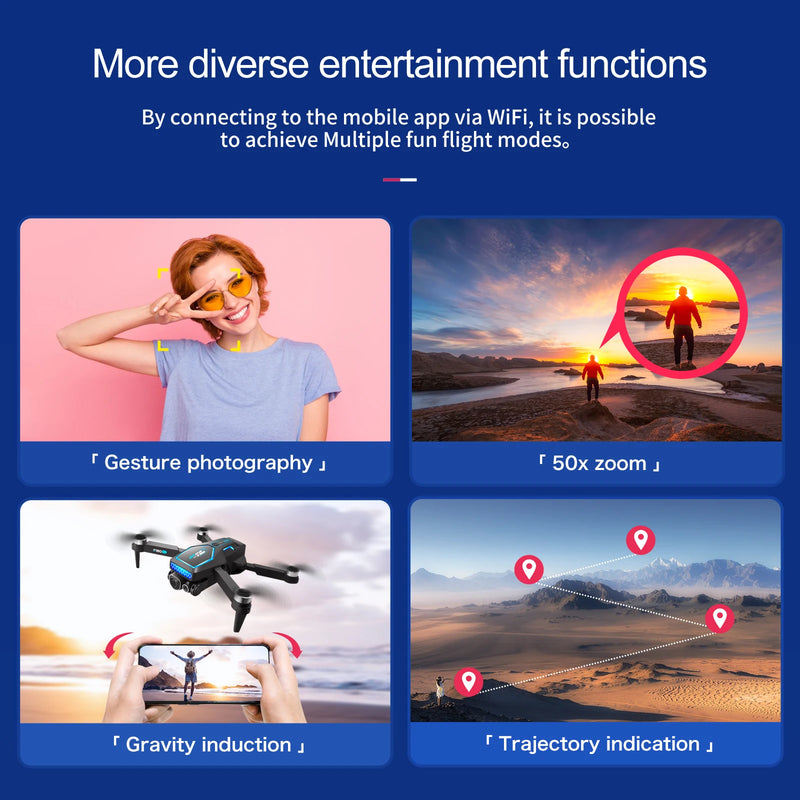 S180 RC GPS Drone Professional With 8K Camera HD  WIFI 5G 360 ° Obstacle Avoidance Dual Brushless Motor Foldables Quadcopter Toy