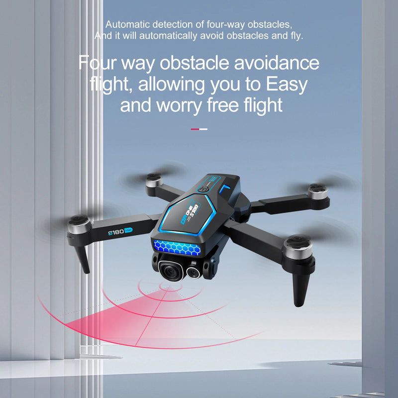 S180 RC GPS Drone Professional With 8K Camera HD  WIFI 5G 360 ° Obstacle Avoidance Dual Brushless Motor Foldables Quadcopter Toy