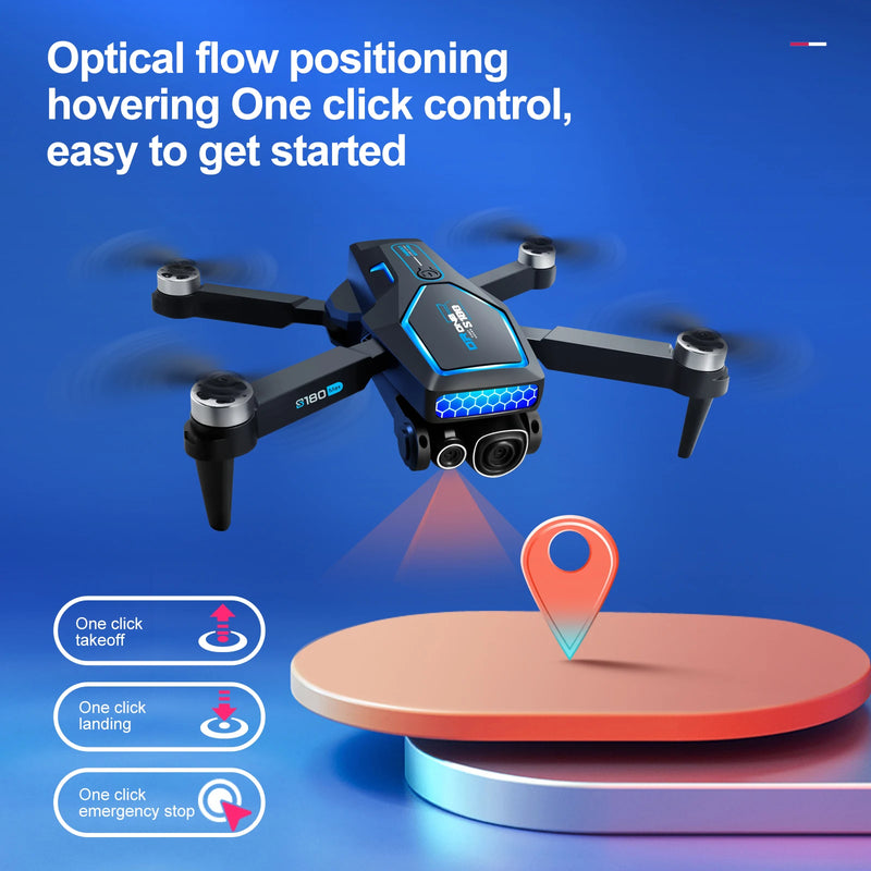 S180 RC GPS Drone Professional With 8K Camera HD  WIFI 5G 360 ° Obstacle Avoidance Dual Brushless Motor Foldables Quadcopter Toy