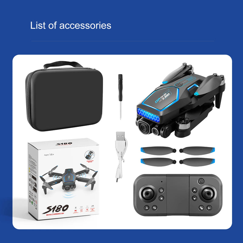 S180 RC GPS Drone Professional With 8K Camera HD  WIFI 5G 360 ° Obstacle Avoidance Dual Brushless Motor Foldables Quadcopter Toy